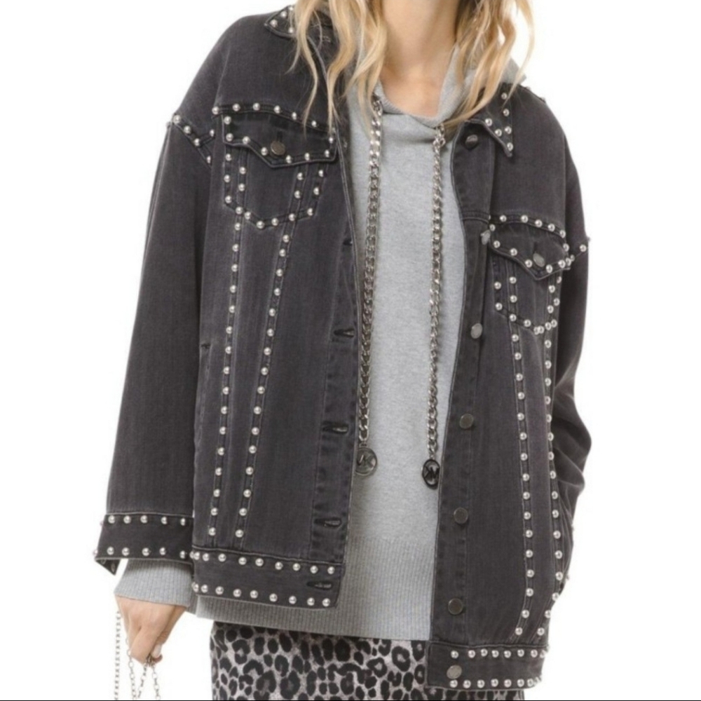 Michael Kors Oversized Studded Jacket